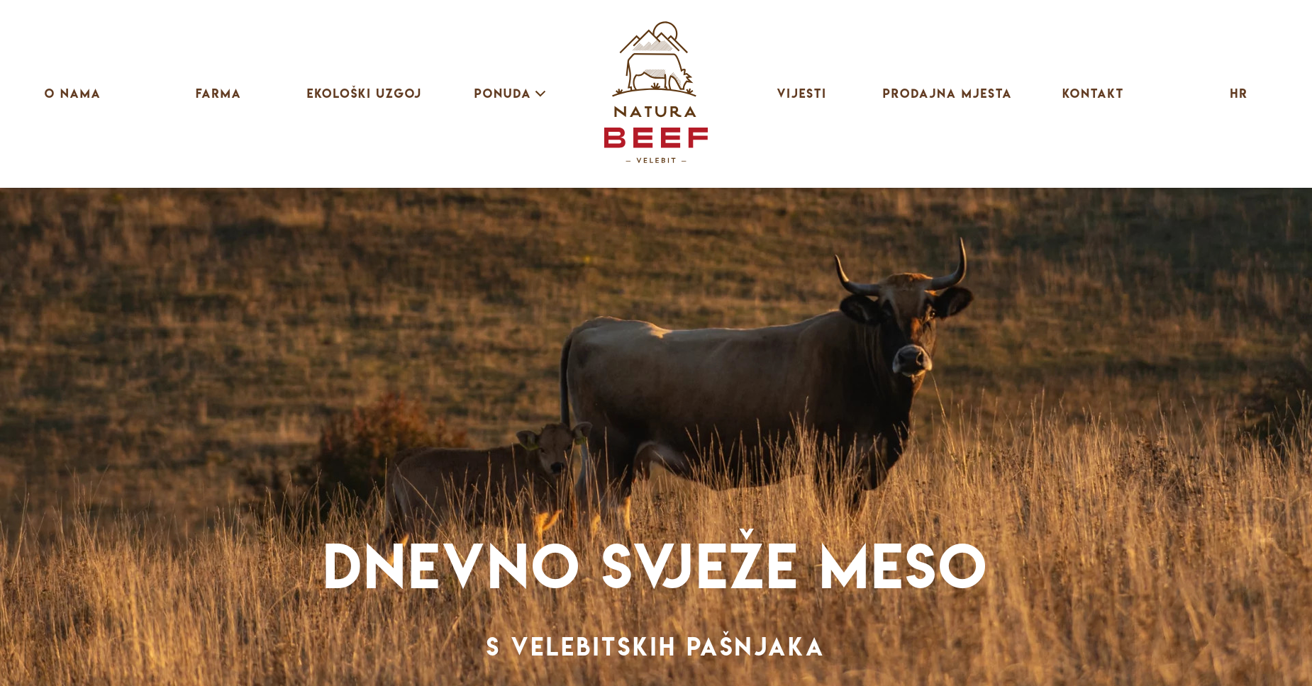 Natura-Beef.hr homepage